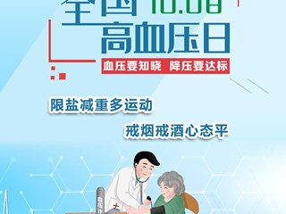 第25个全国高血压日，共同践行健康生活方式：限盐减重多运动，戒烟戒酒心态平